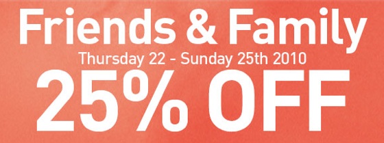 Habitat Friends and Family sales event