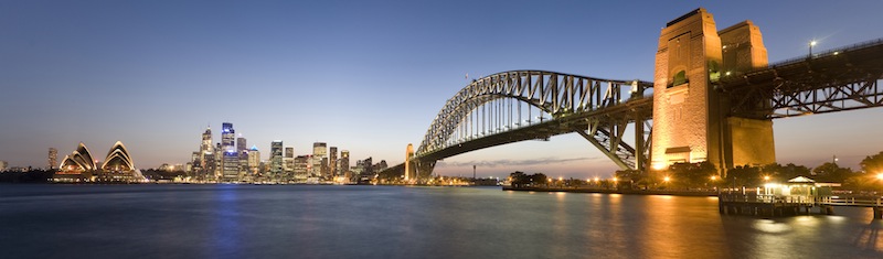 Sydney Harbour Evening Panorama